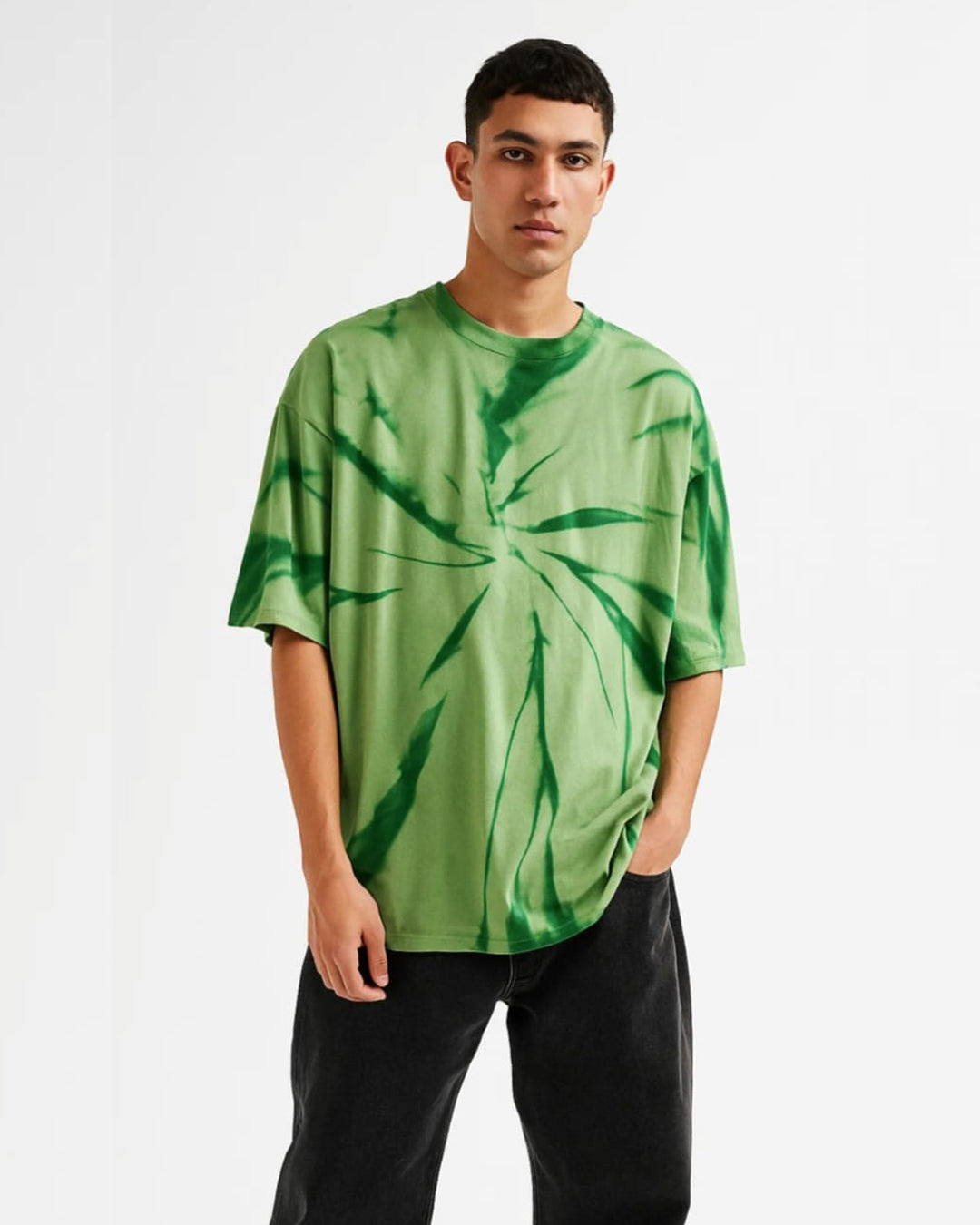 Hand sprayed Sage Storm Oversized Tee